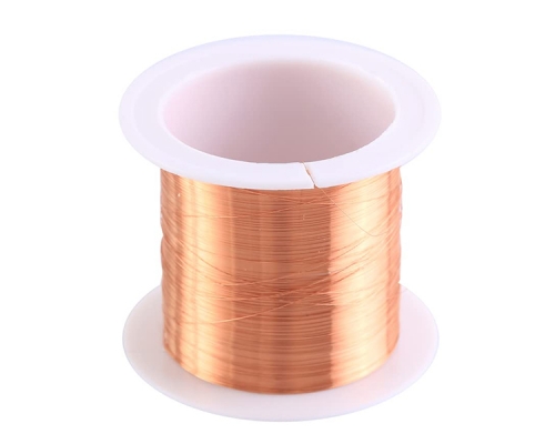 Enameled Copper Wire, 0.1mm×50m Magnet Winding Wire Transformer Insulated Copper Coil, Withstand Voltage 3000-5000V